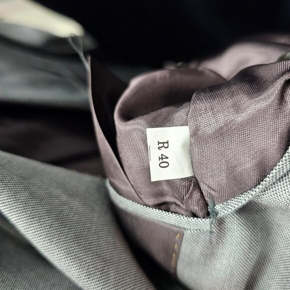 Jones New York 40R Gray Solid 3-Button Sport Coat Blazer Jacket B051 - Picture 11 of 11